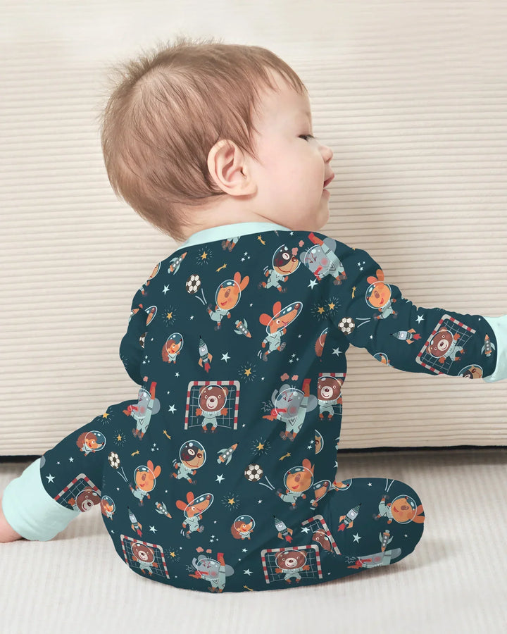 Gerippte Babykleidung mit individuellem Foto - Weich &amp; Skizzenhaft