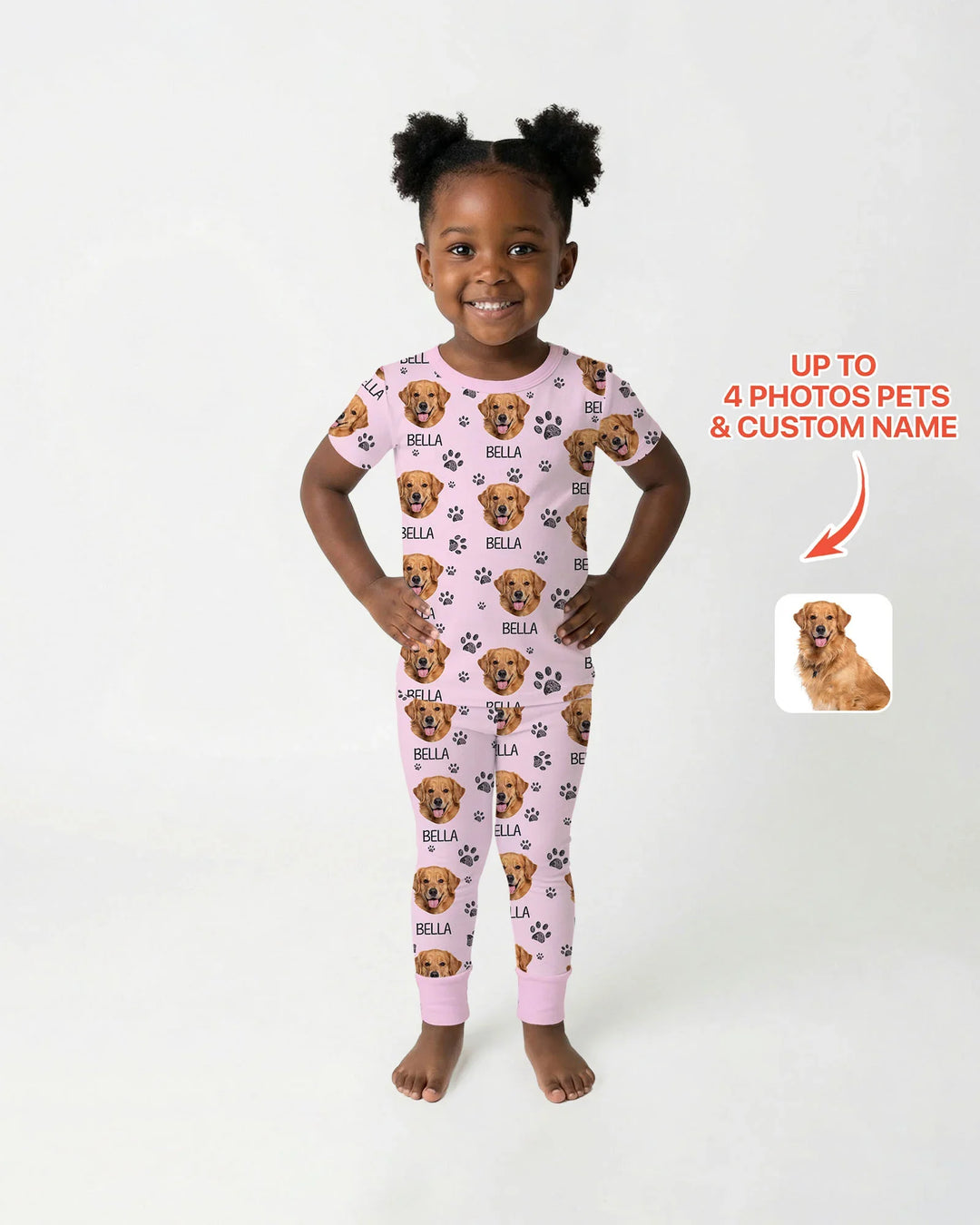 Zweiteiliges, kurzärmliges Pyjama-Set mit Marienkäfern