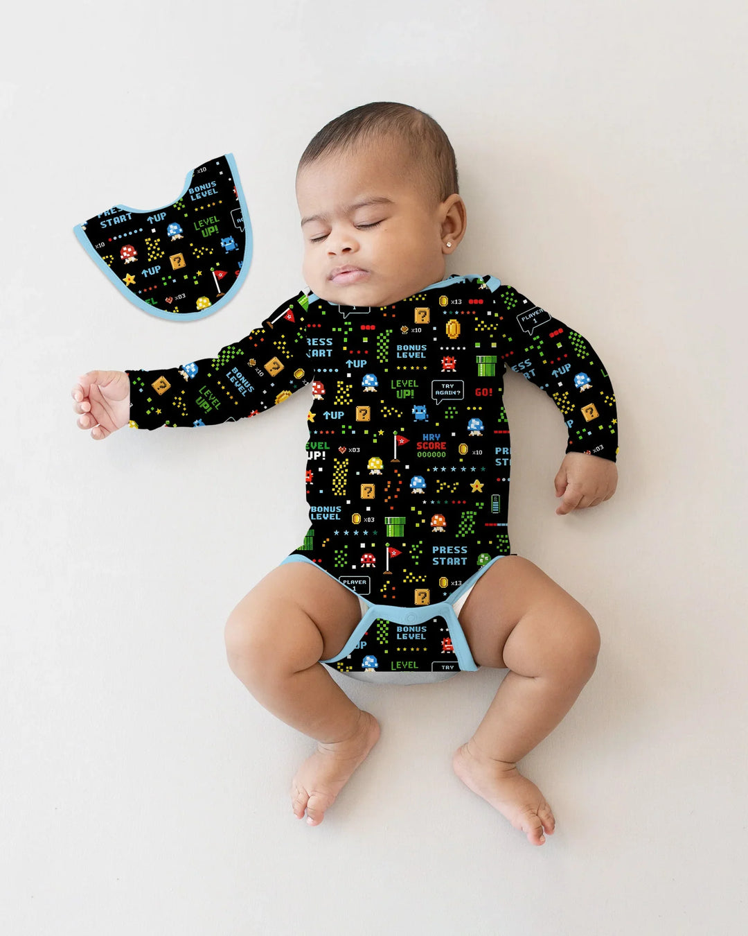 Gerippte Babykleidung mit individuellem Foto - Weich &amp; Skizzenhaft