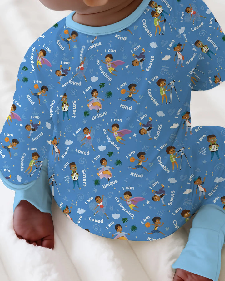 Gerippte Babykleidung mit individuellem Foto - Weich &amp; Skizzenhaft