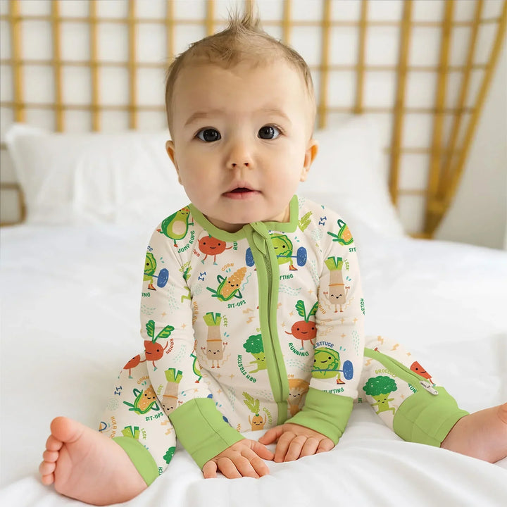 Gerippte Babykleidung mit individuellem Foto - Weich &amp; Skizzenhaft