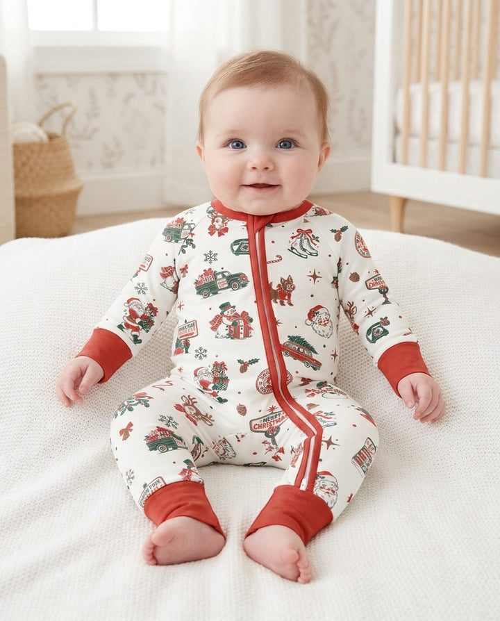 North Pole Retro Bamboo Convertible Zippy