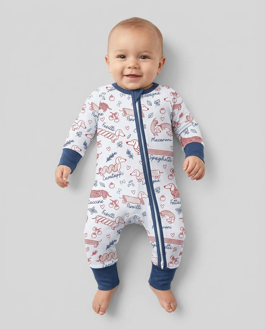Funny Dachshund Pasta Pups Bamboo Convertible Zippy
