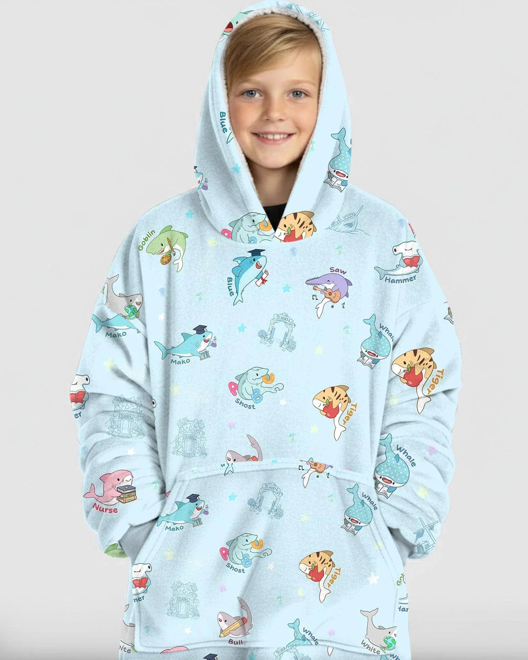 Benutzerdefinierter Bambus-Deckenhoodie (Vorlage)