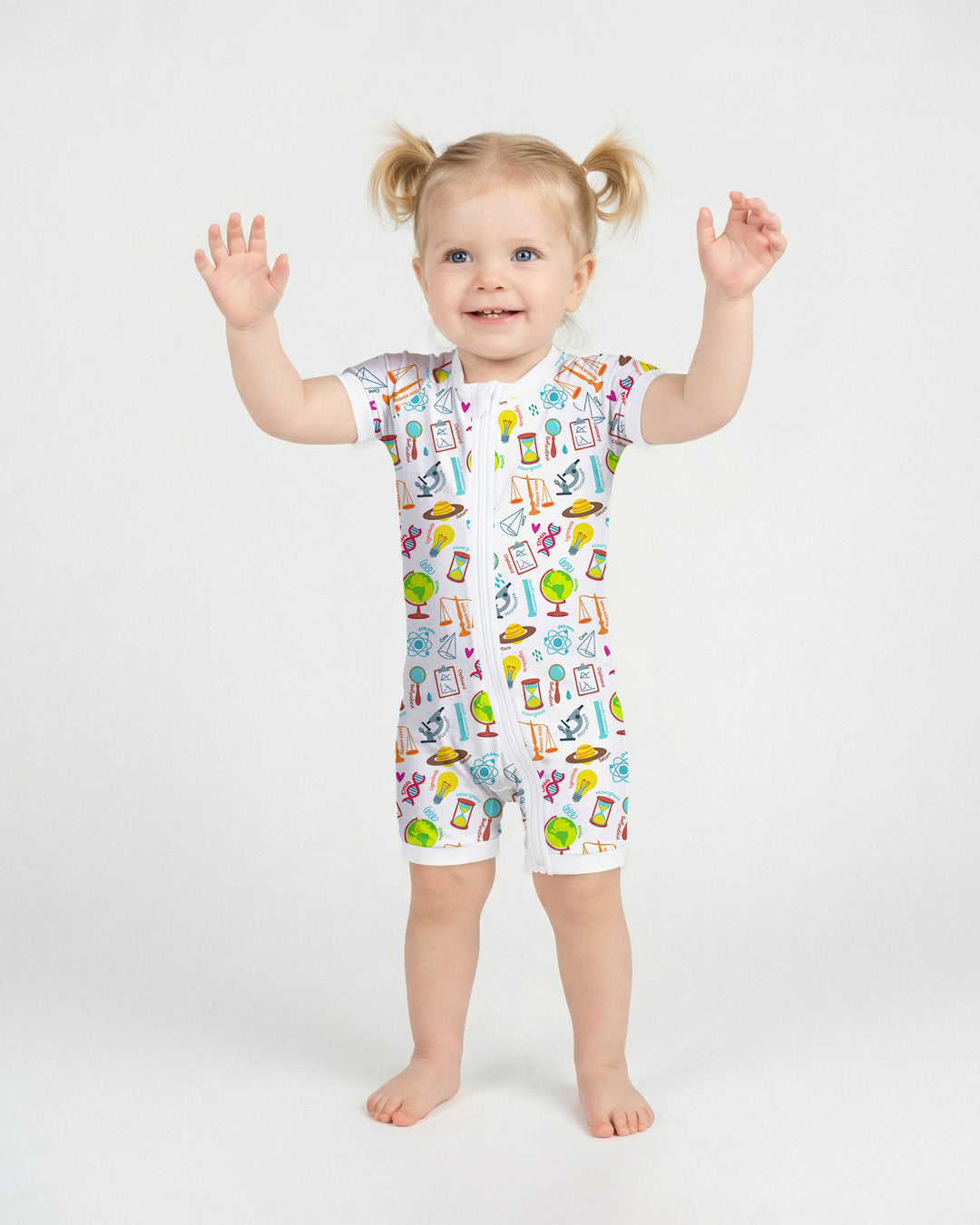Tiny Scientist Explores The World Bamboo Shorty Zippy