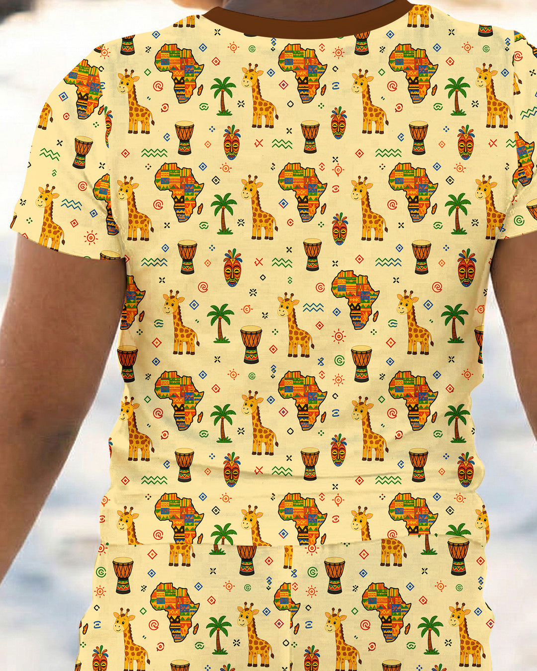 Zweiteiliges, kurzärmliges Pyjama-Set mit Marienkäfern