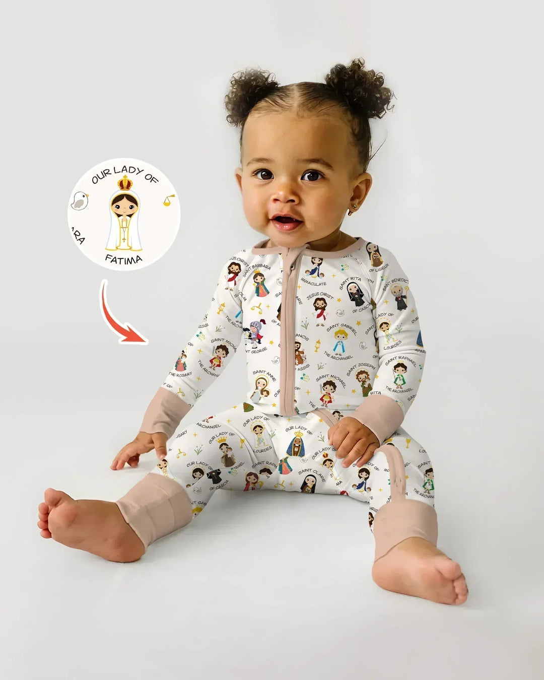 Gerippte Babykleidung mit individuellem Foto - Weich &amp; Skizzenhaft