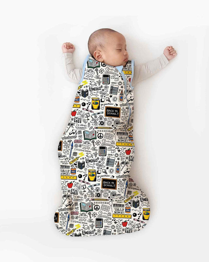 School Days Doodles Bamboo Sleep Bag