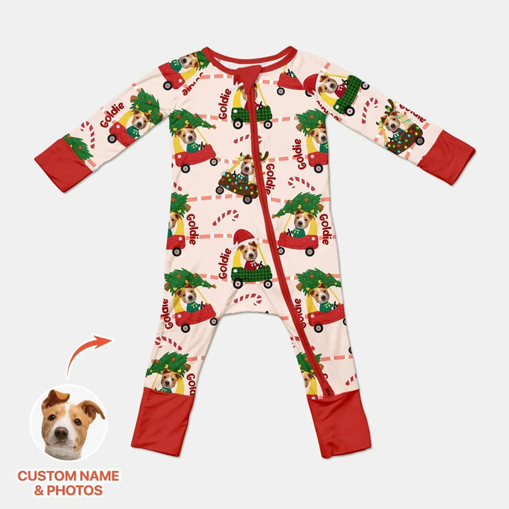 Custom Pet Photo Christmas Tikes Car Bamboo Convertible Zippy