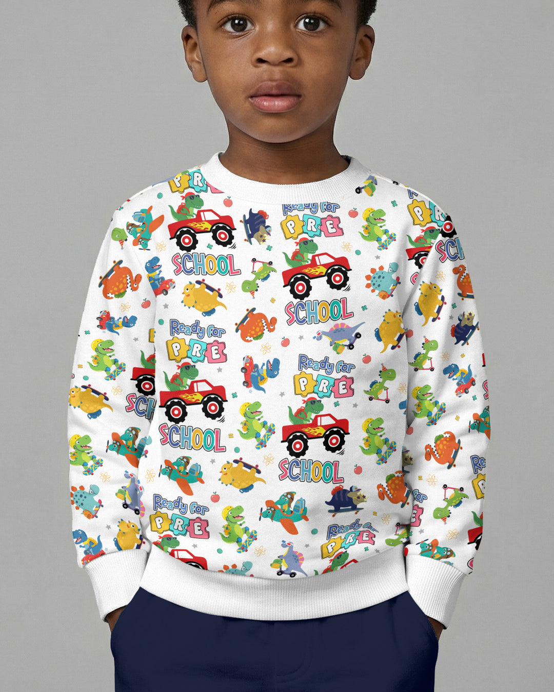 Sweatshirt mit Rundhalsausschnitt aus Bambusfaser
