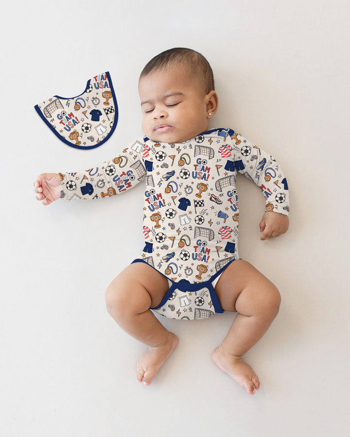 Gerippte Babykleidung mit individuellem Foto - Weich &amp; Skizzenhaft