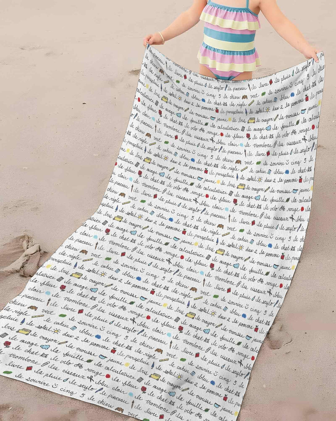 Vorlage Bambus-Strandtuch