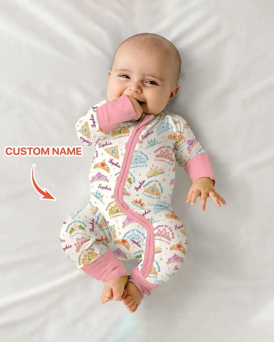 Daughter Of The King Custom Name Bamboo Convertible Zippy