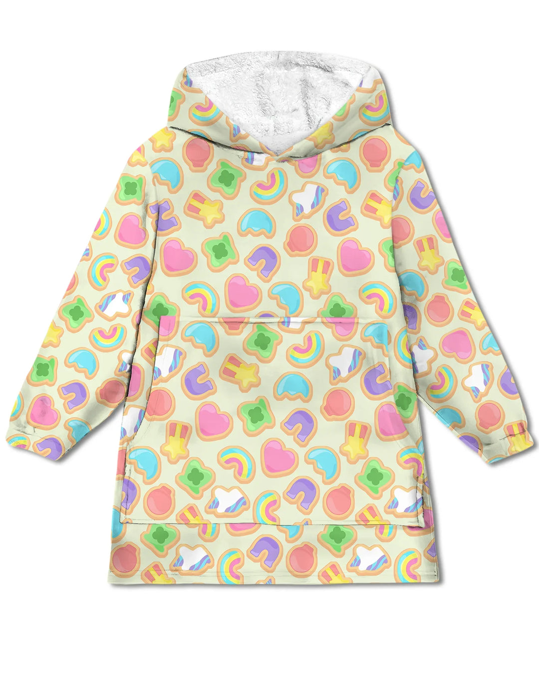 Lucky Marshmallow Cookies Bamboo Blanket Hoodie
