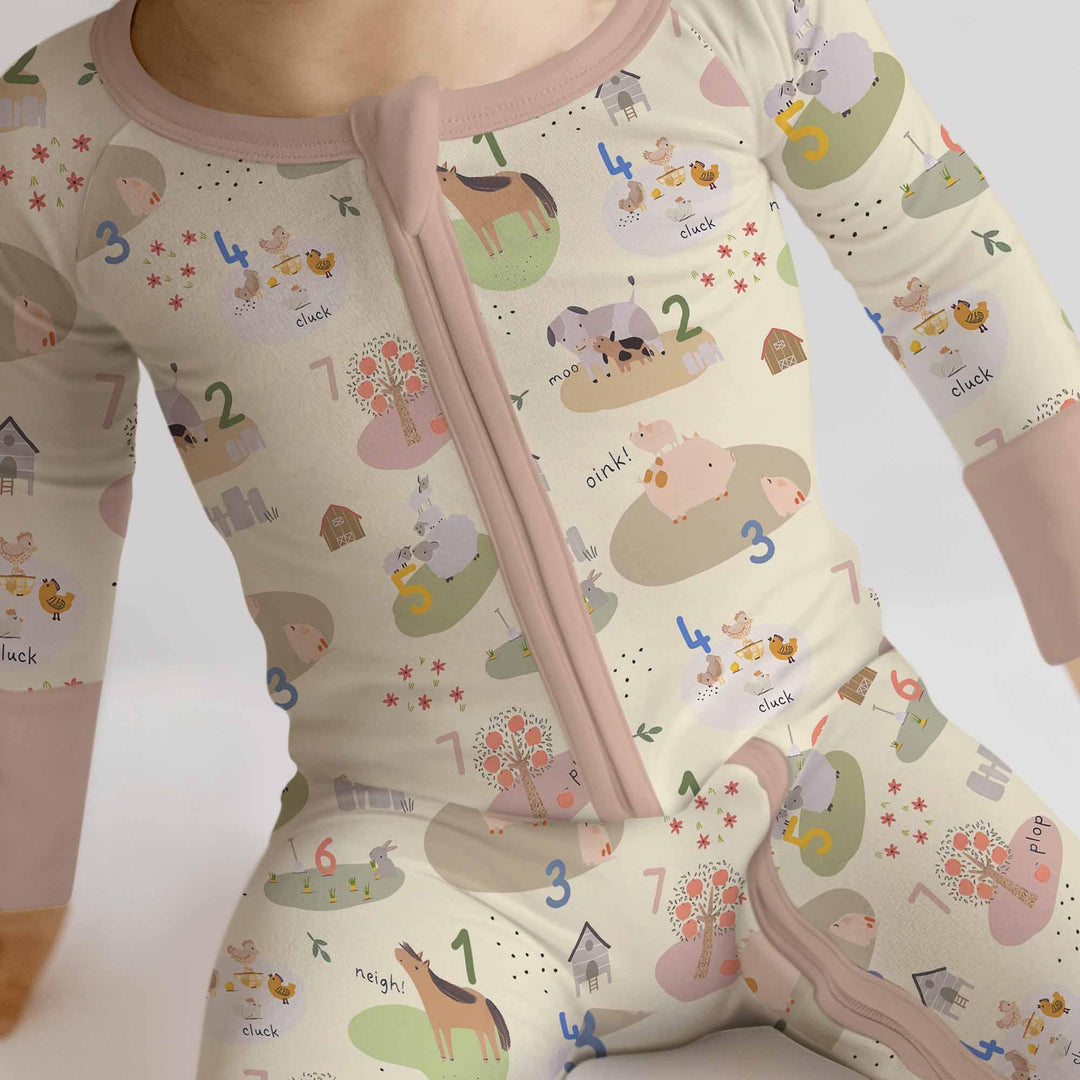 Gerippte Babykleidung mit individuellem Foto - Weich &amp; Skizzenhaft