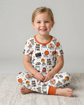 Basketball God Says I Am Bamboo Two Piece Short Sleeve Pajama Set