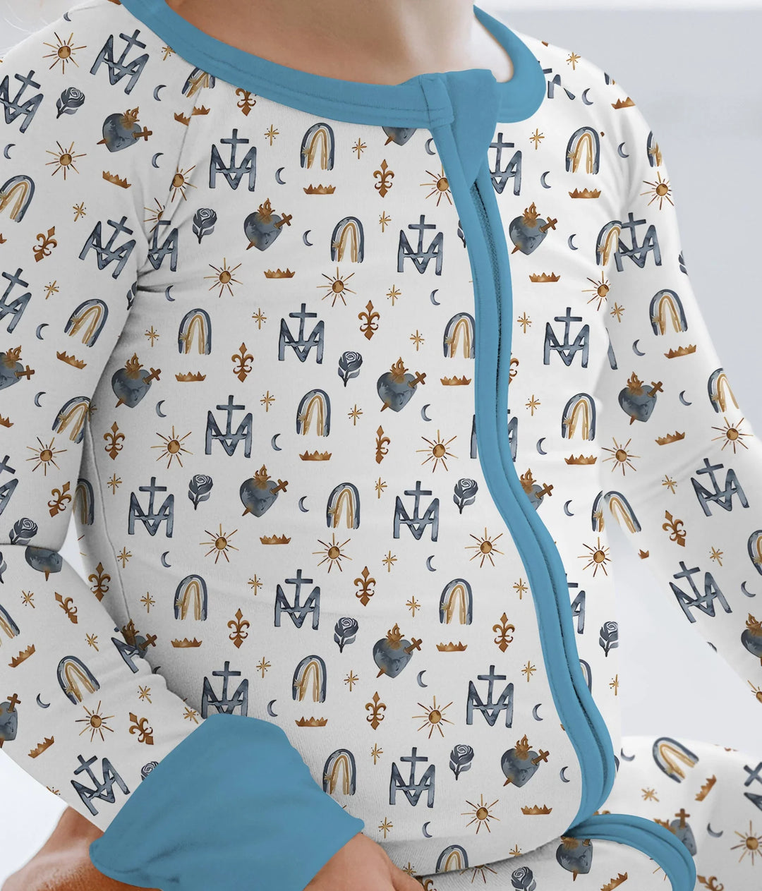 Gerippte Babykleidung mit individuellem Foto - Weich &amp; Skizzenhaft