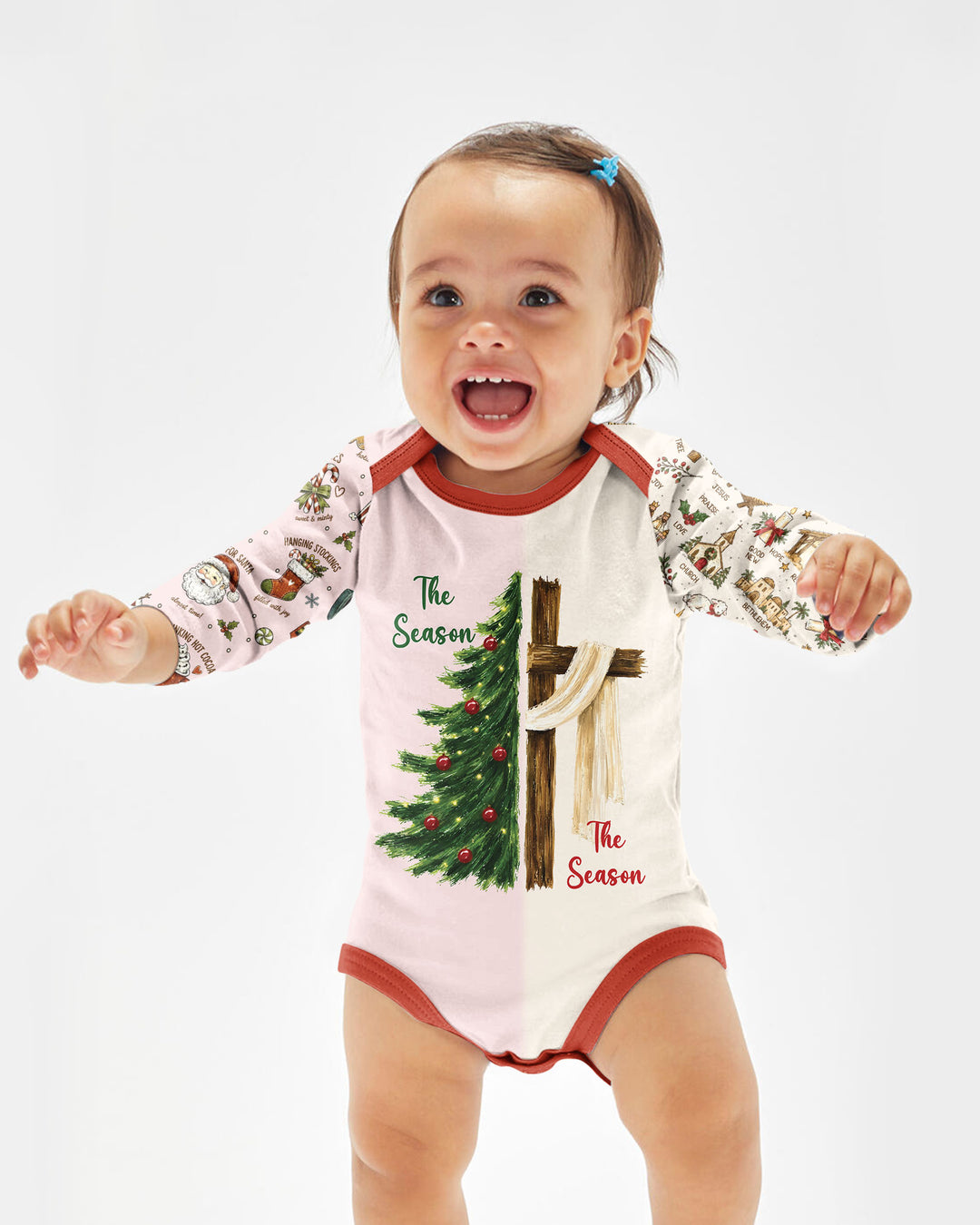 Jesus Is The Reason For The Season Family Matching Bamboo Bodysuit
