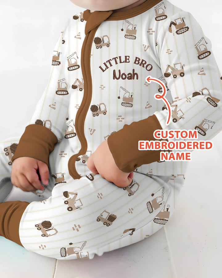 Gerippte Babykleidung mit individuellem Foto - Weich &amp; Skizzenhaft