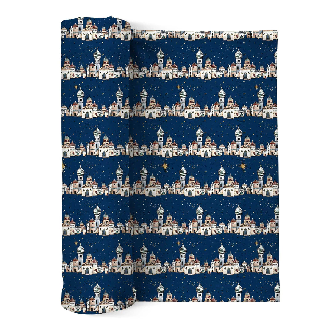 O Little Town of Bethlehem Bamboo Swaddle Blanket
