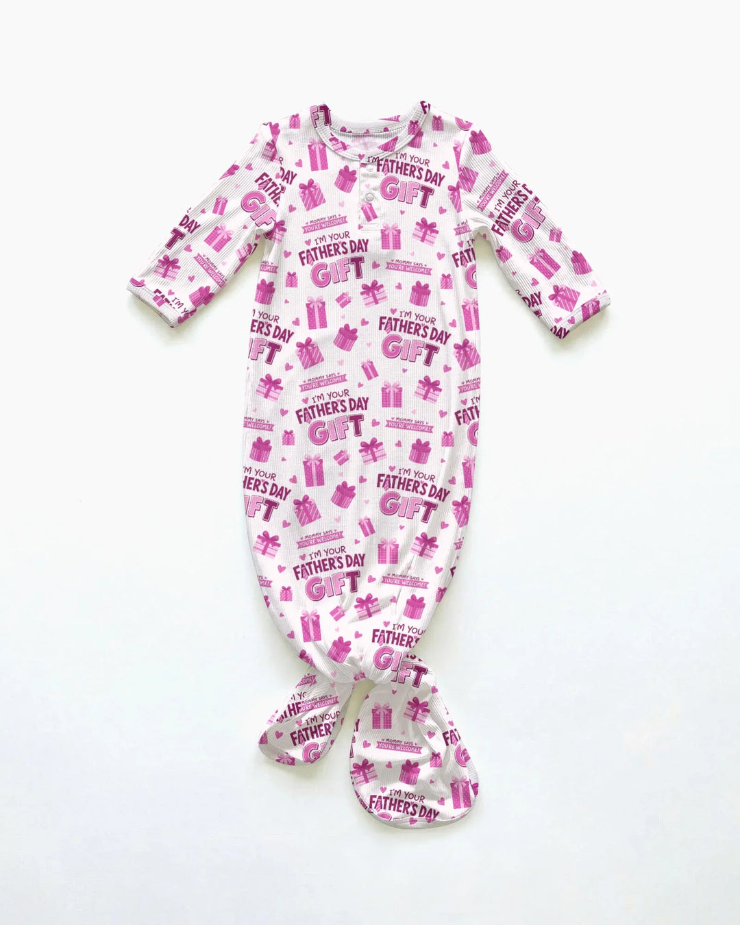 Kleid mit einfarbigem Knoten