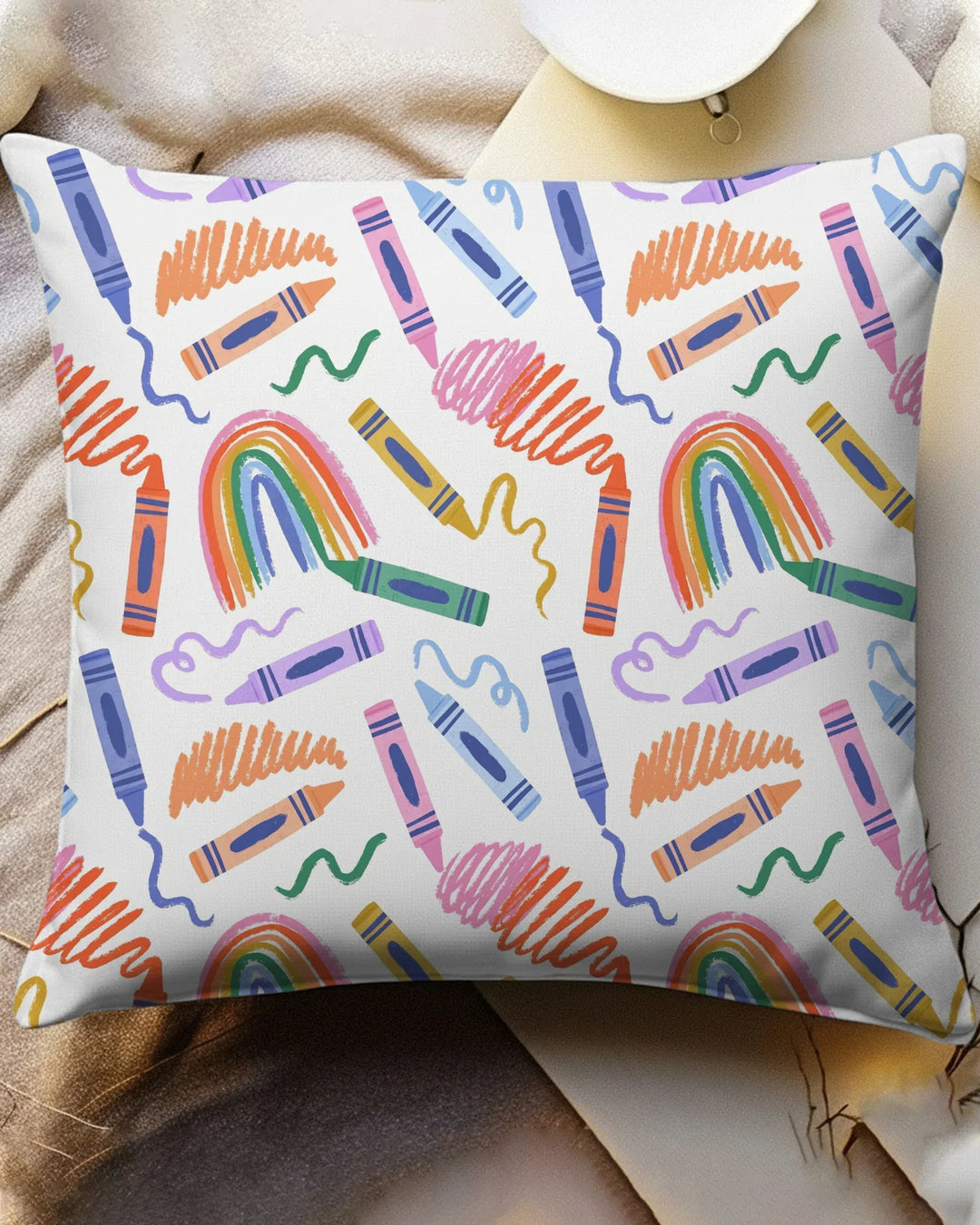 Crayon Chaos Bamboo Pillow Case