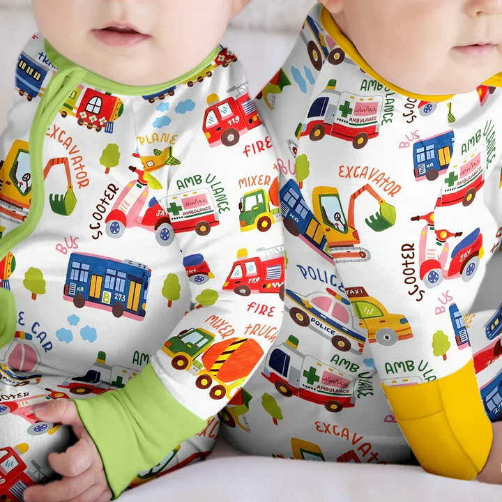 Gerippte Babykleidung mit individuellem Foto - Weich &amp; Skizzenhaft