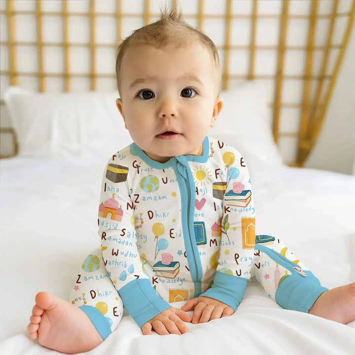 Islamic Alphabet Bamboo Convertible Zippy