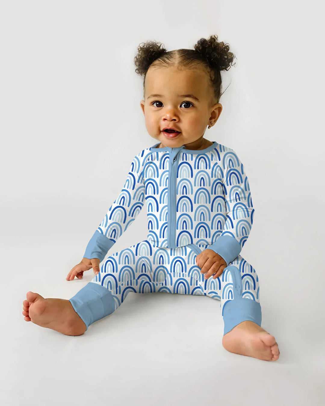 Gerippte Babykleidung mit individuellem Foto - Weich &amp; Skizzenhaft