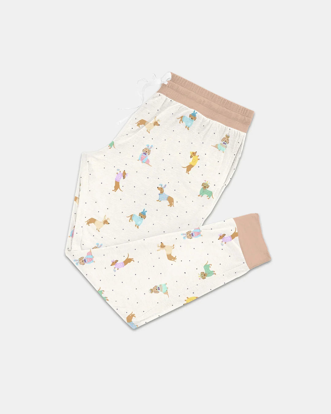 Oster-Dackel-Bambus-Damen-Pyjama-Set