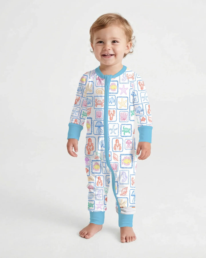 Gerippte Babykleidung mit individuellem Foto - Weich &amp; Skizzenhaft