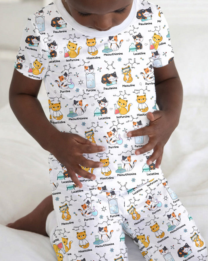 Zweiteiliges, kurzärmliges Pyjama-Set mit Marienkäfern