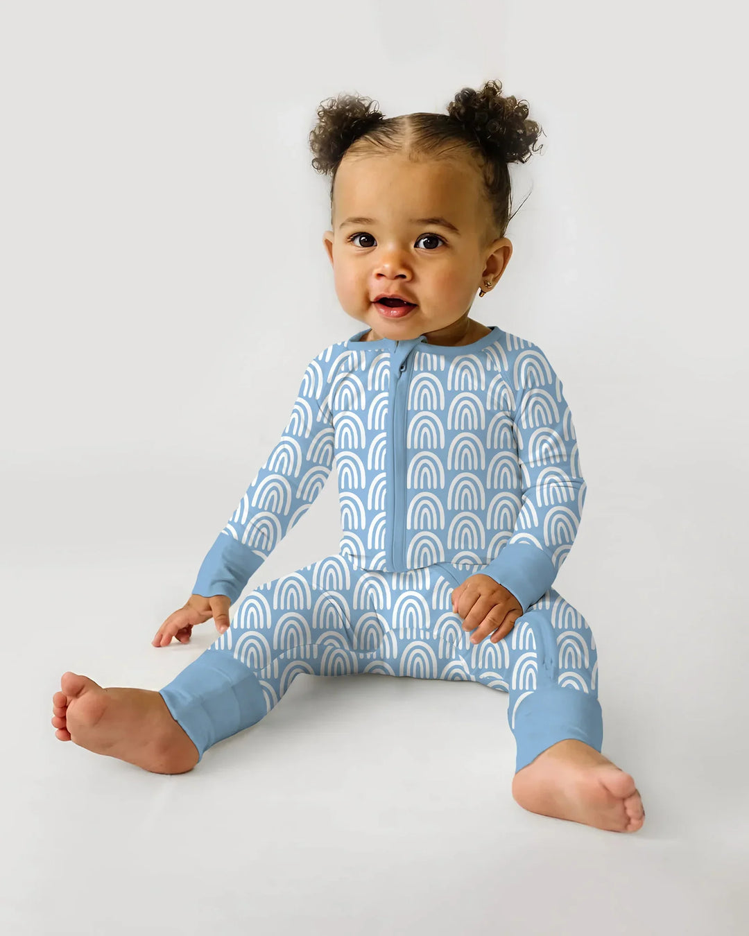 Gerippte Babykleidung mit individuellem Foto - Weich &amp; Skizzenhaft