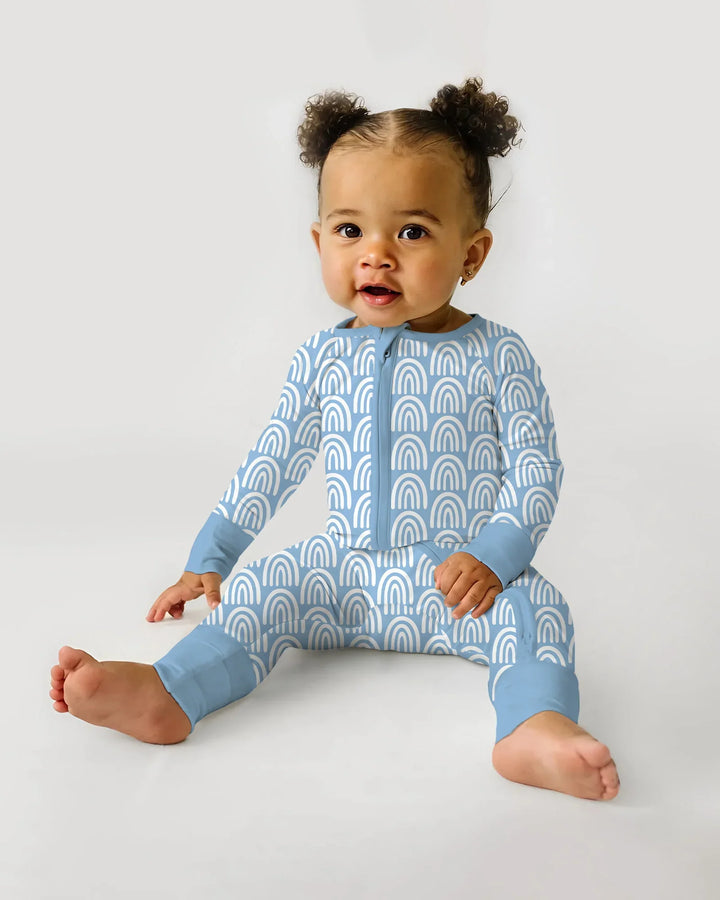 Gerippte Babykleidung mit individuellem Foto - Weich &amp; Skizzenhaft
