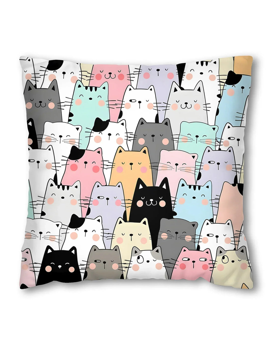 Purrfect Crowd Bamboo Pillow Case