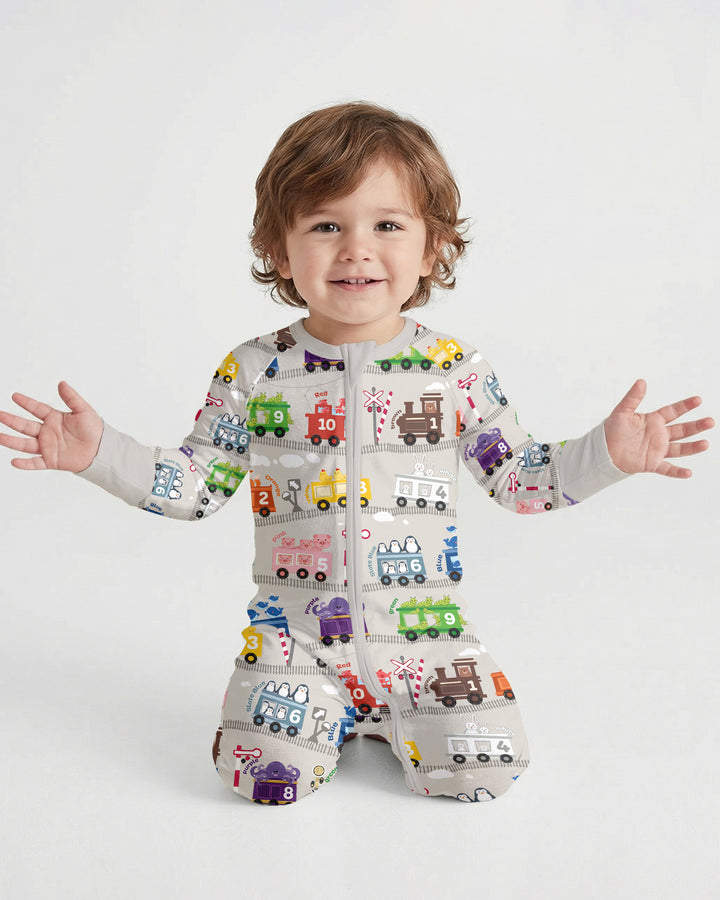 Gerippte Babykleidung mit individuellem Foto - Weich &amp; Skizzenhaft