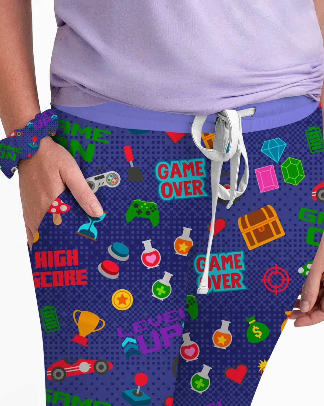 Gamer Mode On Familien-Partnerlook Bambus Damen Pyjama-Set
