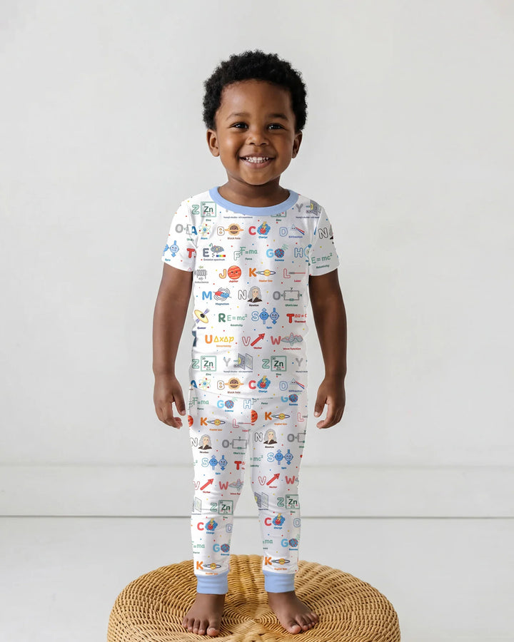 Zweiteiliges, kurzärmliges Pyjama-Set mit Marienkäfern