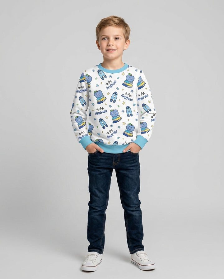 Custom Template Bambus-Rundhals-Sweatshirt