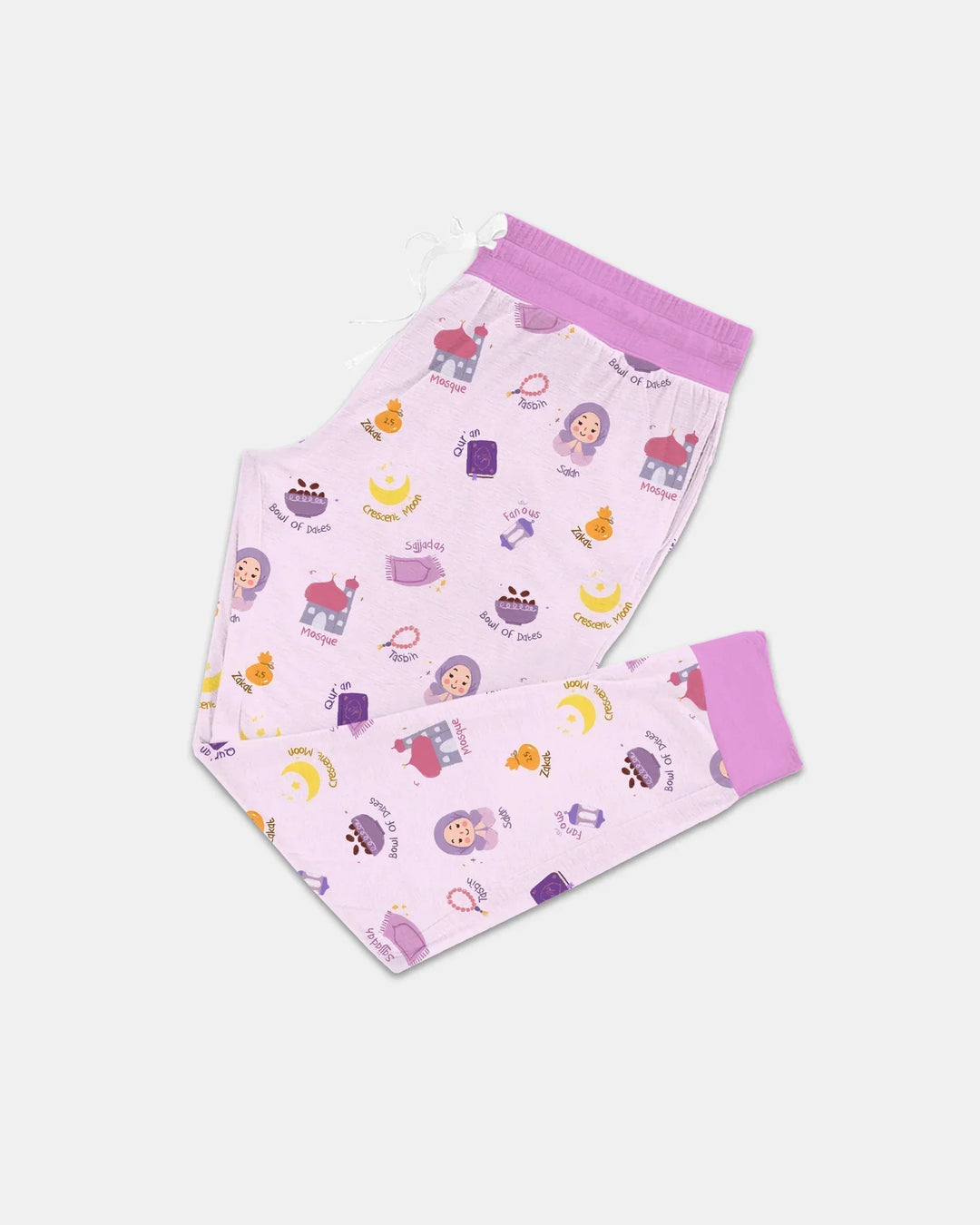 Niedliches Ramadhan Mubarak Bambus Damen Pyjama-Set