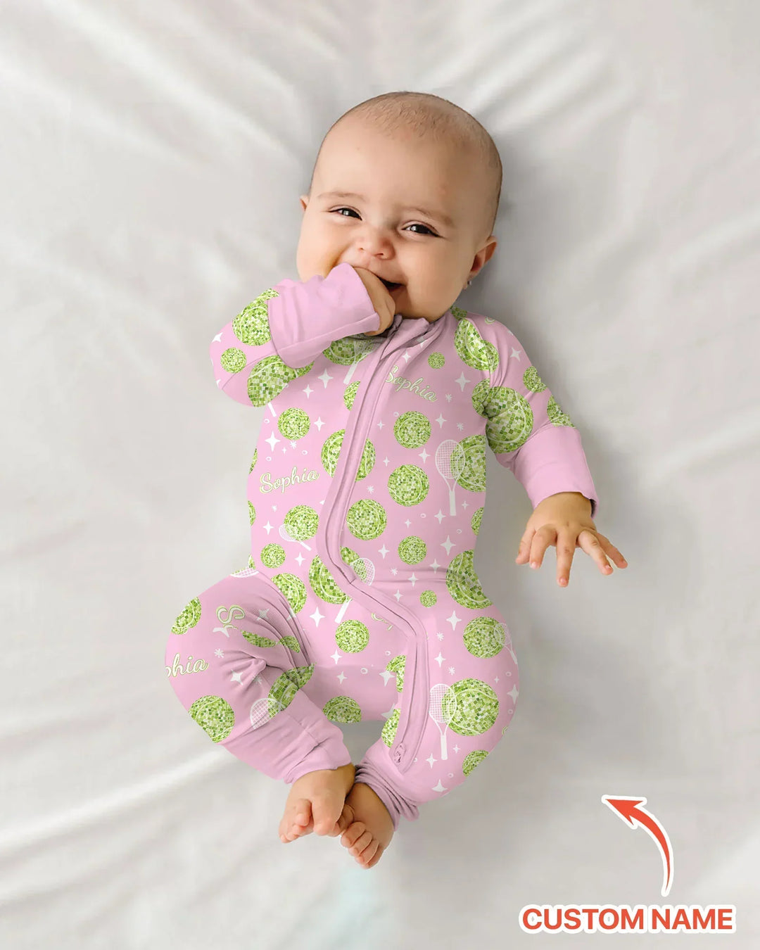 Gerippte Babykleidung mit individuellem Foto - Weich &amp; Skizzenhaft