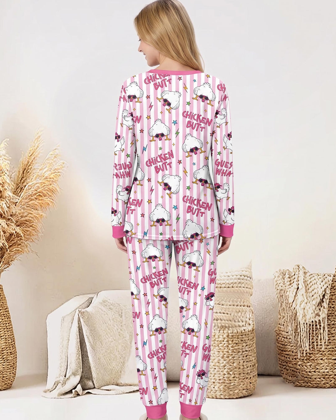 Vorlage Bambus Damen Pyjama Set