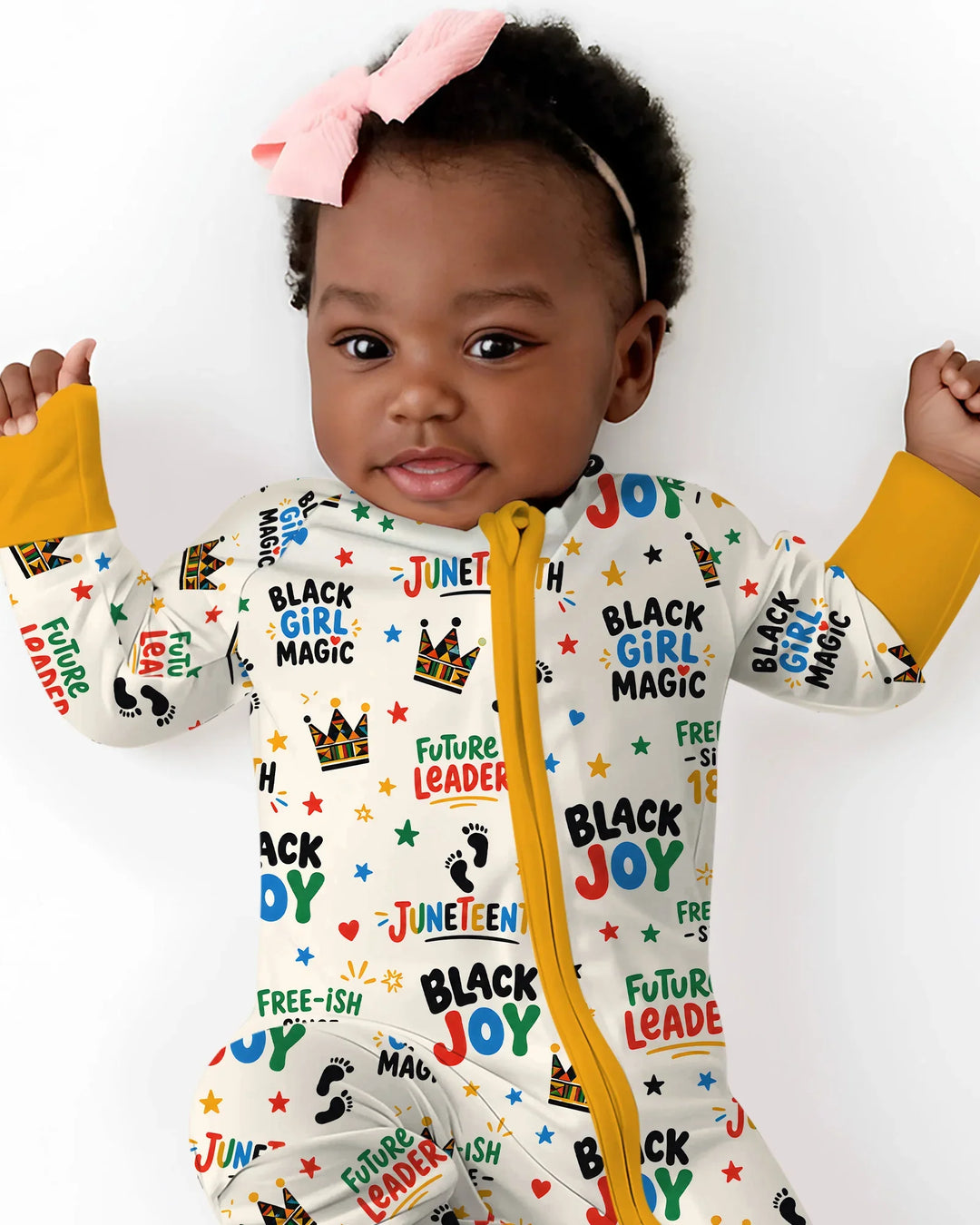 Juneteenth Black Girl Magic Bamboo Convertible Zippy