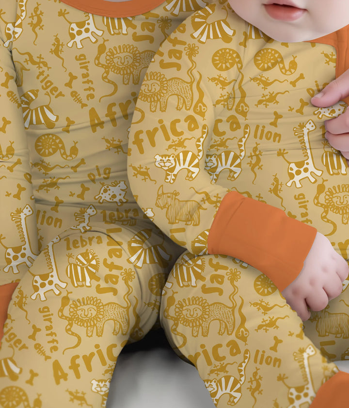 Gerippte Babykleidung mit individuellem Foto - Weich &amp; Skizzenhaft