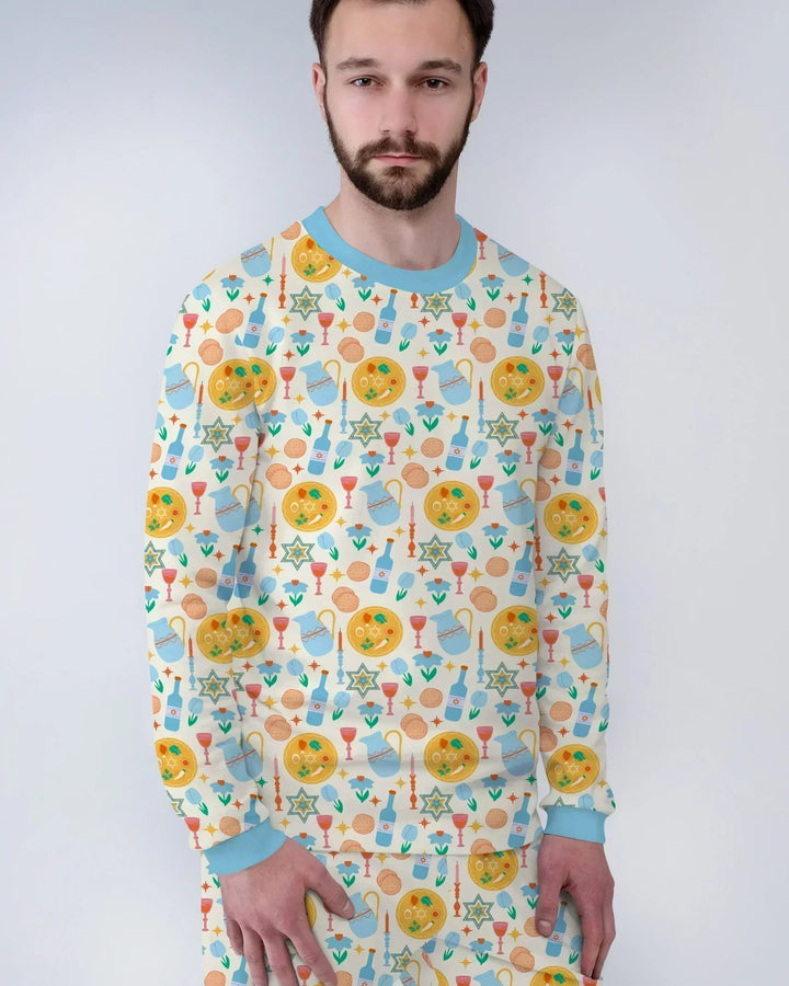 Vorlage Herren-Pyjama-Set
