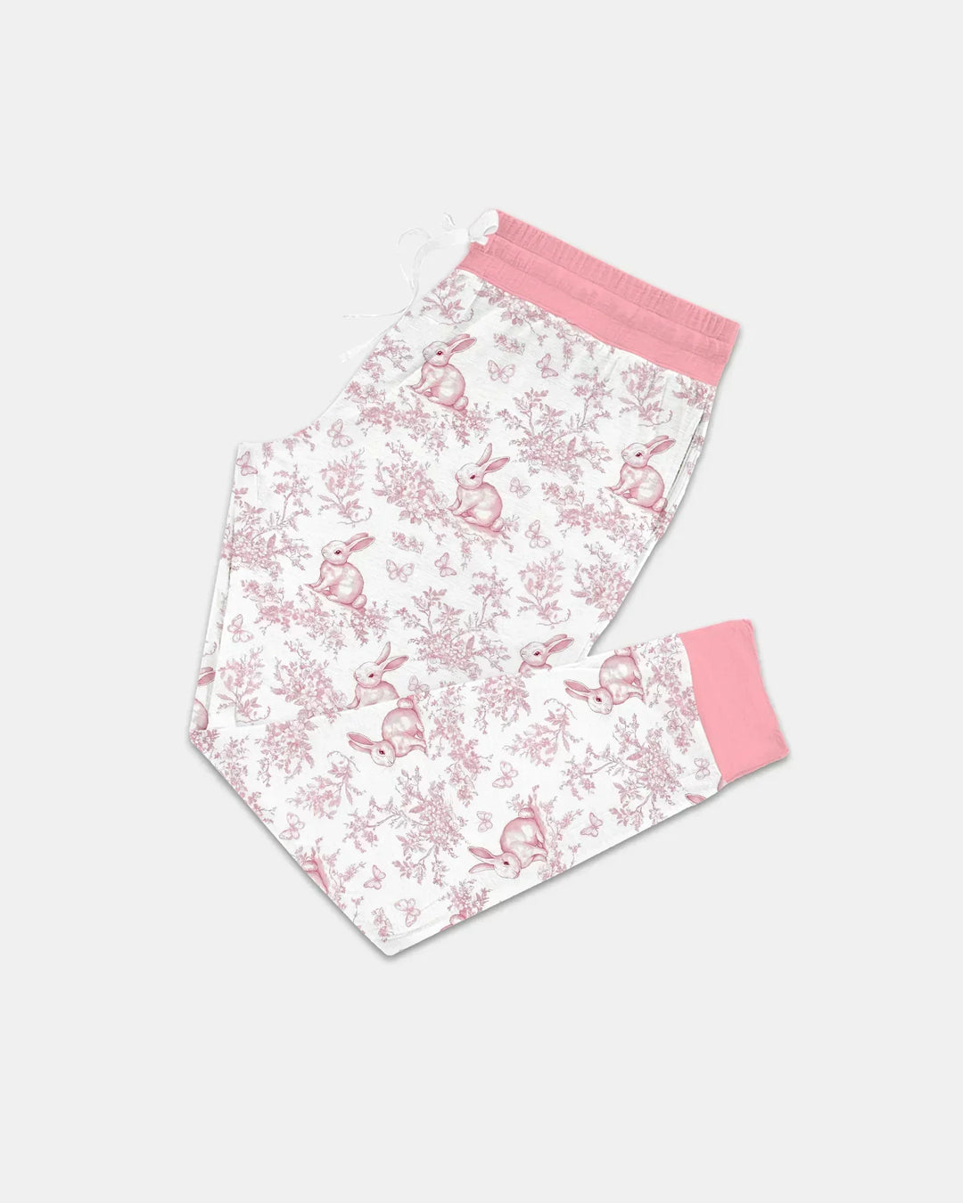 Oster-Chinoiserie Toile-de-Jouy-Bambus-Pyjama-Set für Damen