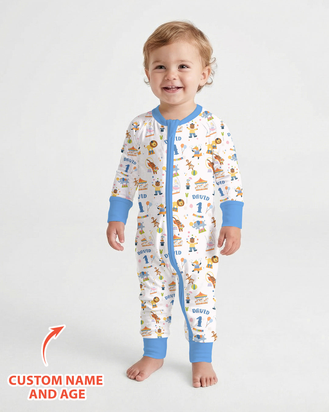 Gerippte Babykleidung mit individuellem Foto - Weich &amp; Skizzenhaft