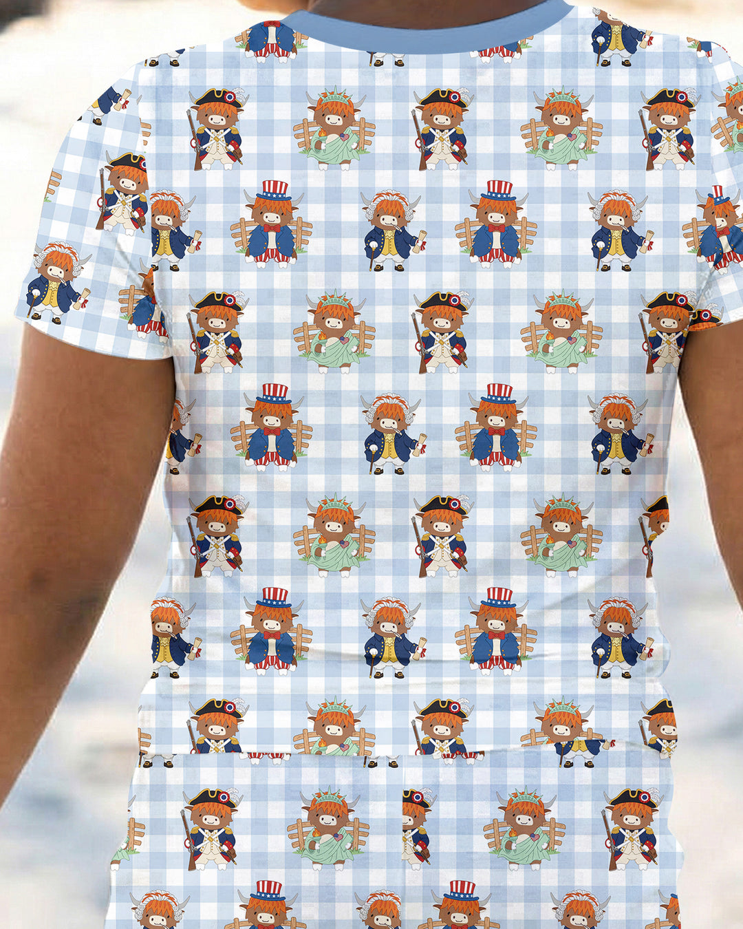 Zweiteiliges, kurzärmliges Pyjama-Set mit Marienkäfern