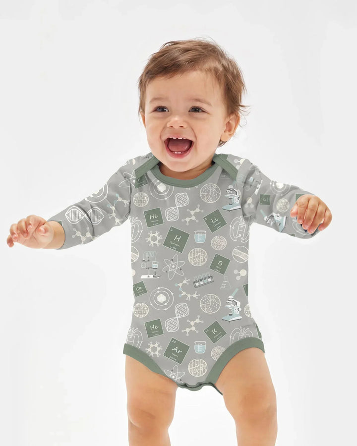 Gerippte Babykleidung mit individuellem Foto - Weich &amp; Skizzenhaft