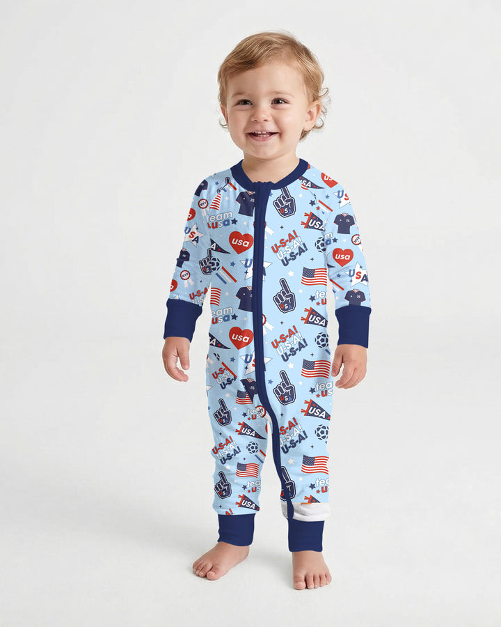 Soccer Party Team USA Bamboo Convertible Zippy